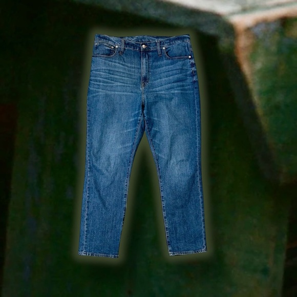 Madewell ‘The High-Rise Slim Boyjean: Eco Edition’ in “Rossie” Wash Size 33 - Picture 4 of 16
